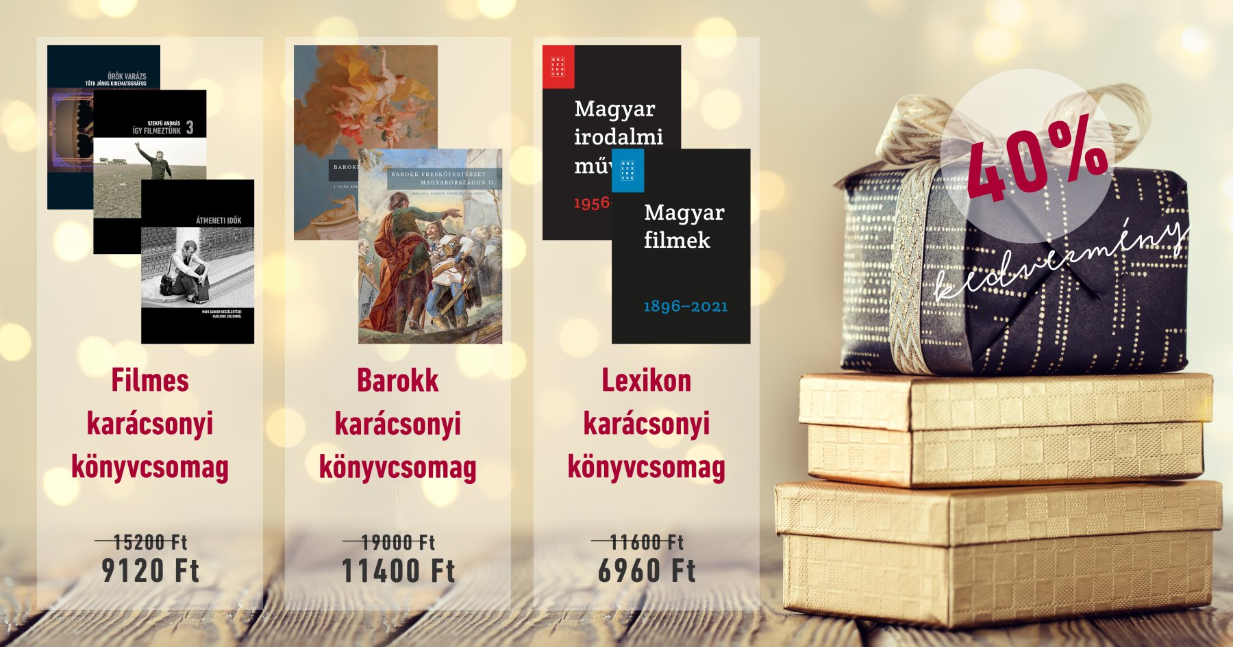 Karácsonyi könyvcsomagok